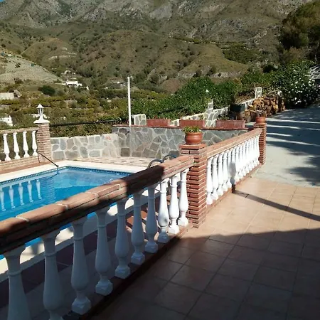 Cortijo 2 Dormitorios Piscina Parking Rio De La Miel Dağ evi Nerja